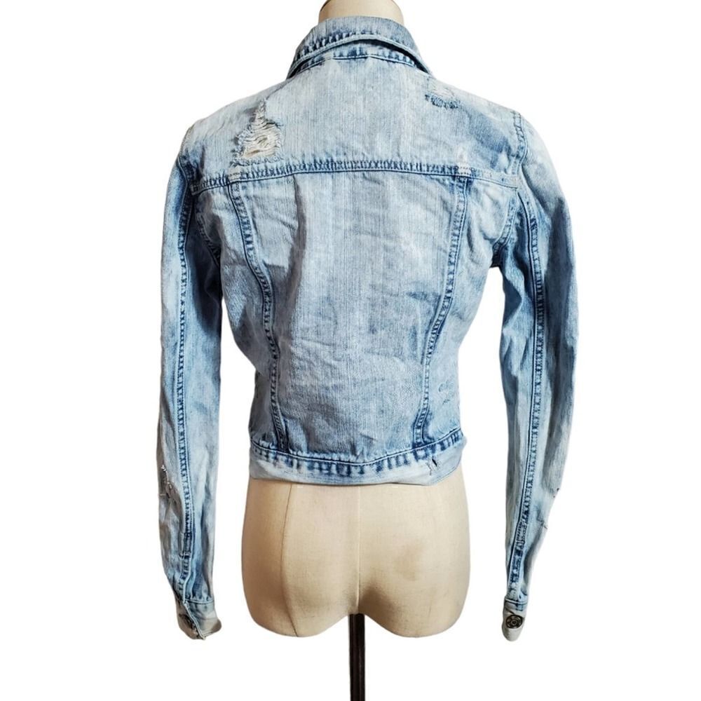 Bethany Mota Distressed Denim Jacket - Picture 4 of 6